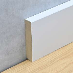 Sockelleiste 19 x 96 mm MDF weiß