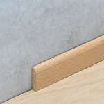 Sockelleiste 5 x 23 mm Buche lackiert