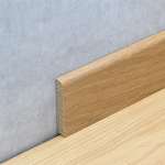 Sockelleiste 10 x 58 mm Eiche lackiert