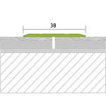 Protrans Übergangsprofil 38 mm