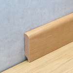 Sockelleiste 18 x 76 mm Eiche lackiert